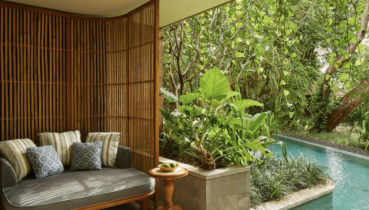 Pool villa suite at the Andaz Bali